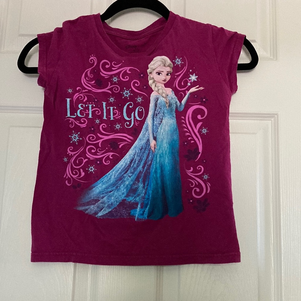 Disney Store Elsa “Let It Go” Tee | Size M (7/8)